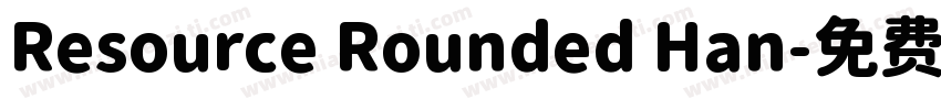 Resource Rounded Han字体转换